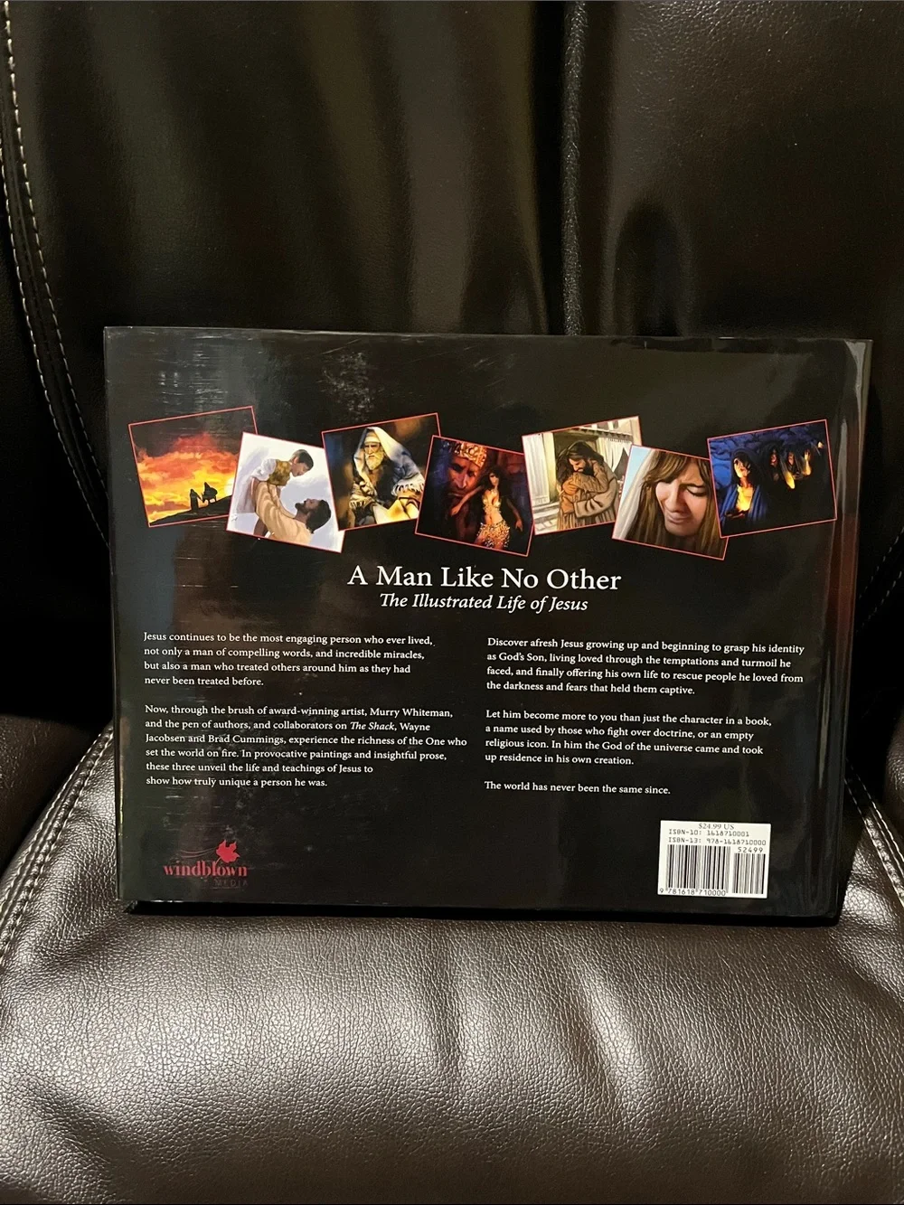 A Man Like No Other: The Illustrated Life of Jesus Hardcover w/ Dust Jacket, NEW